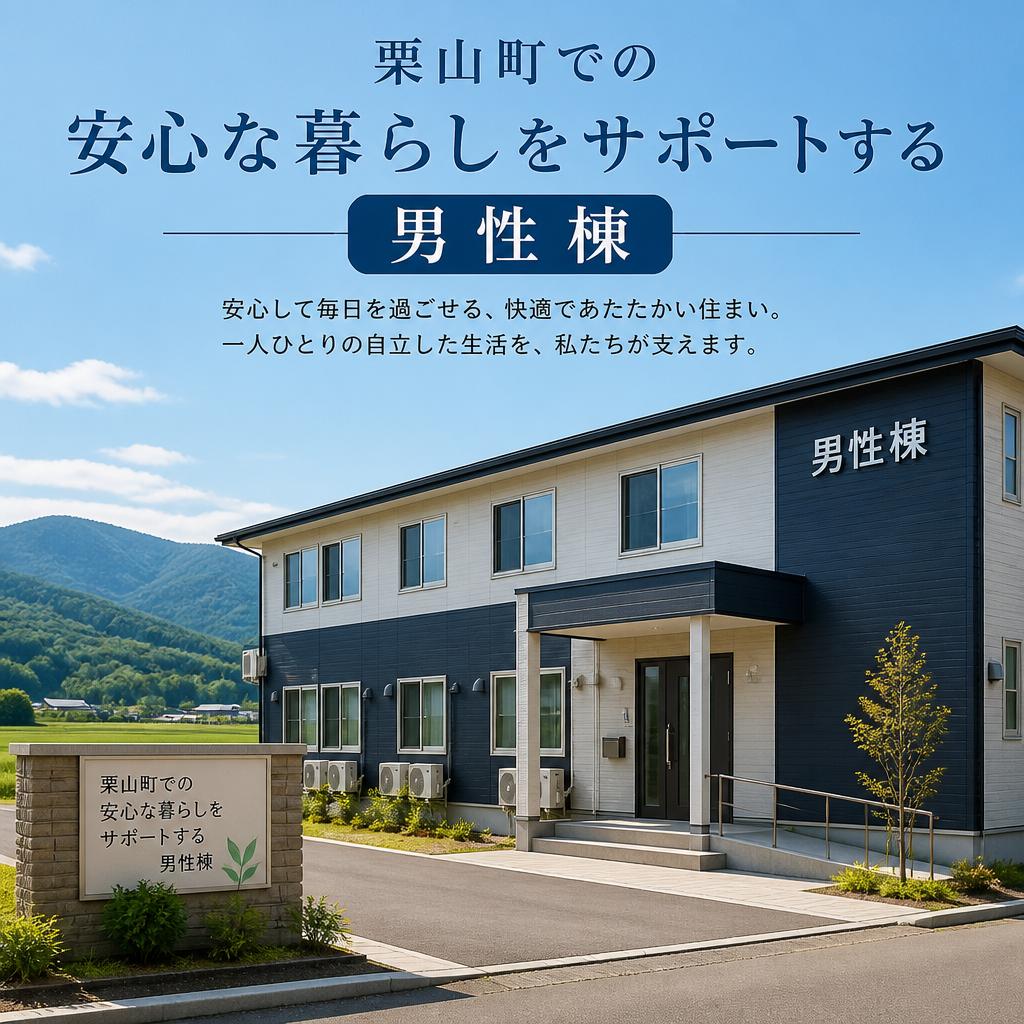 栗山町での安心な暮らしをサポートする男性棟
