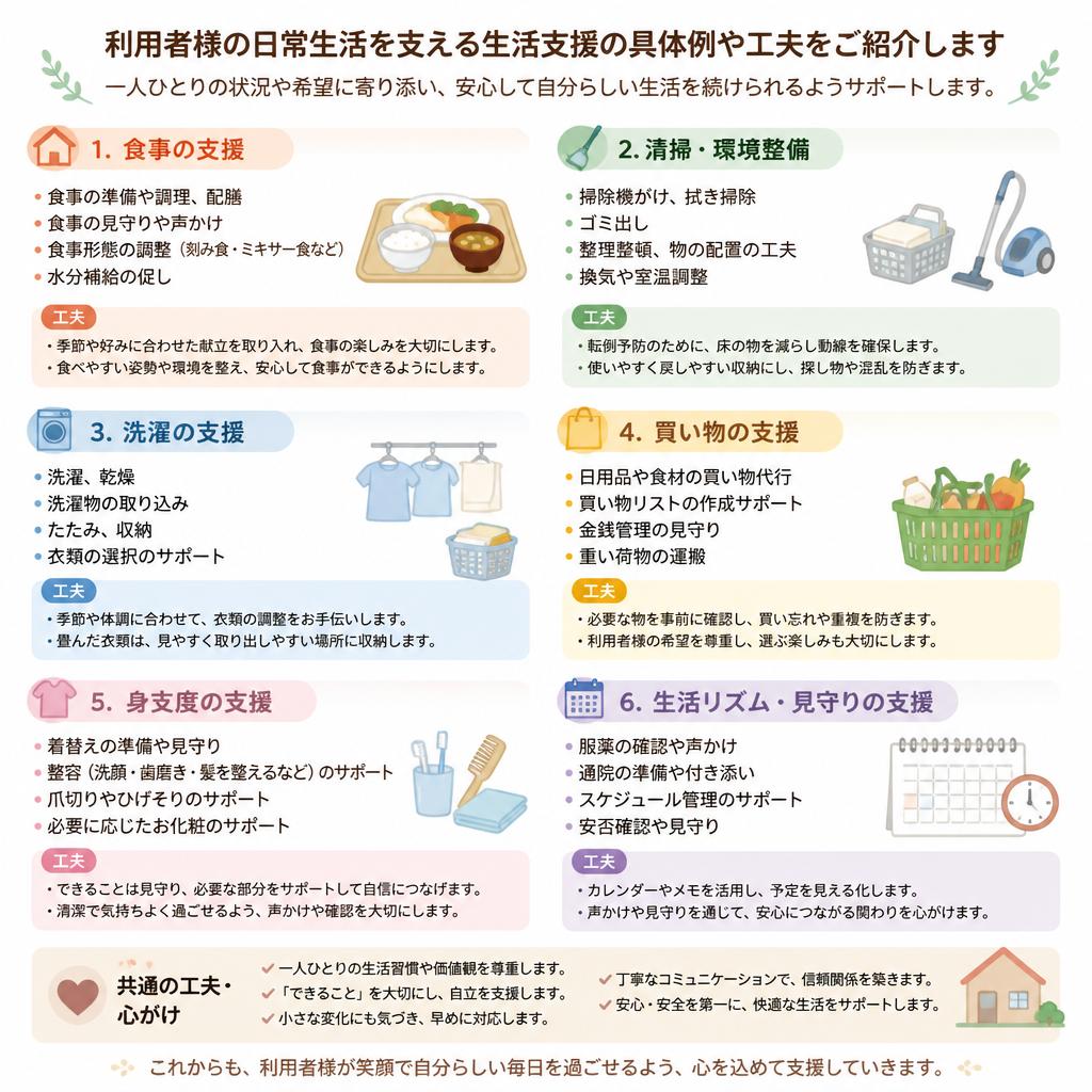 生活支援の具体例