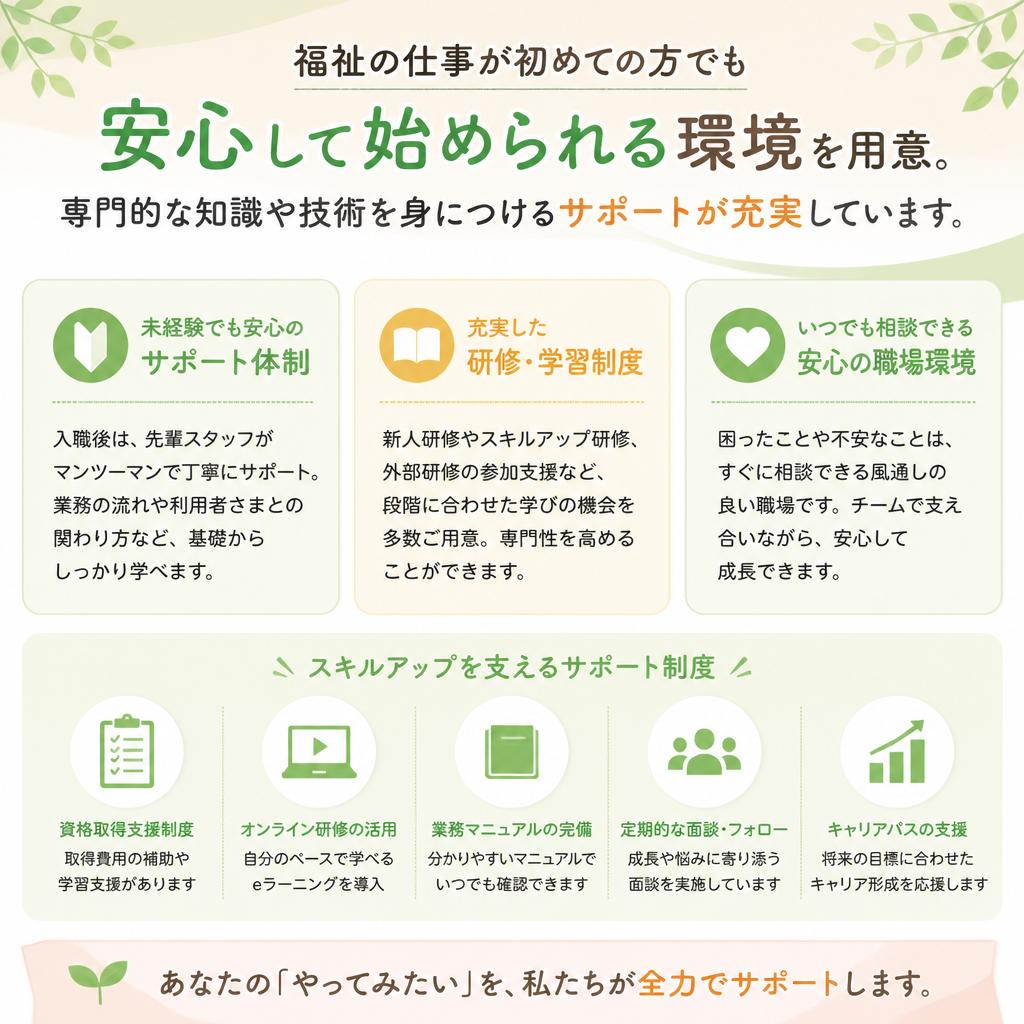 未経験から始める世話人の仕事