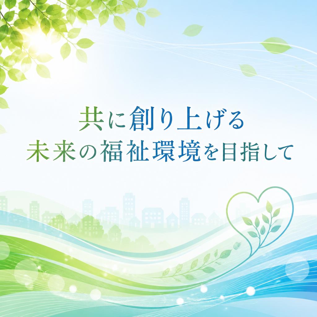共に創り上げる未来の福祉環境を目指して