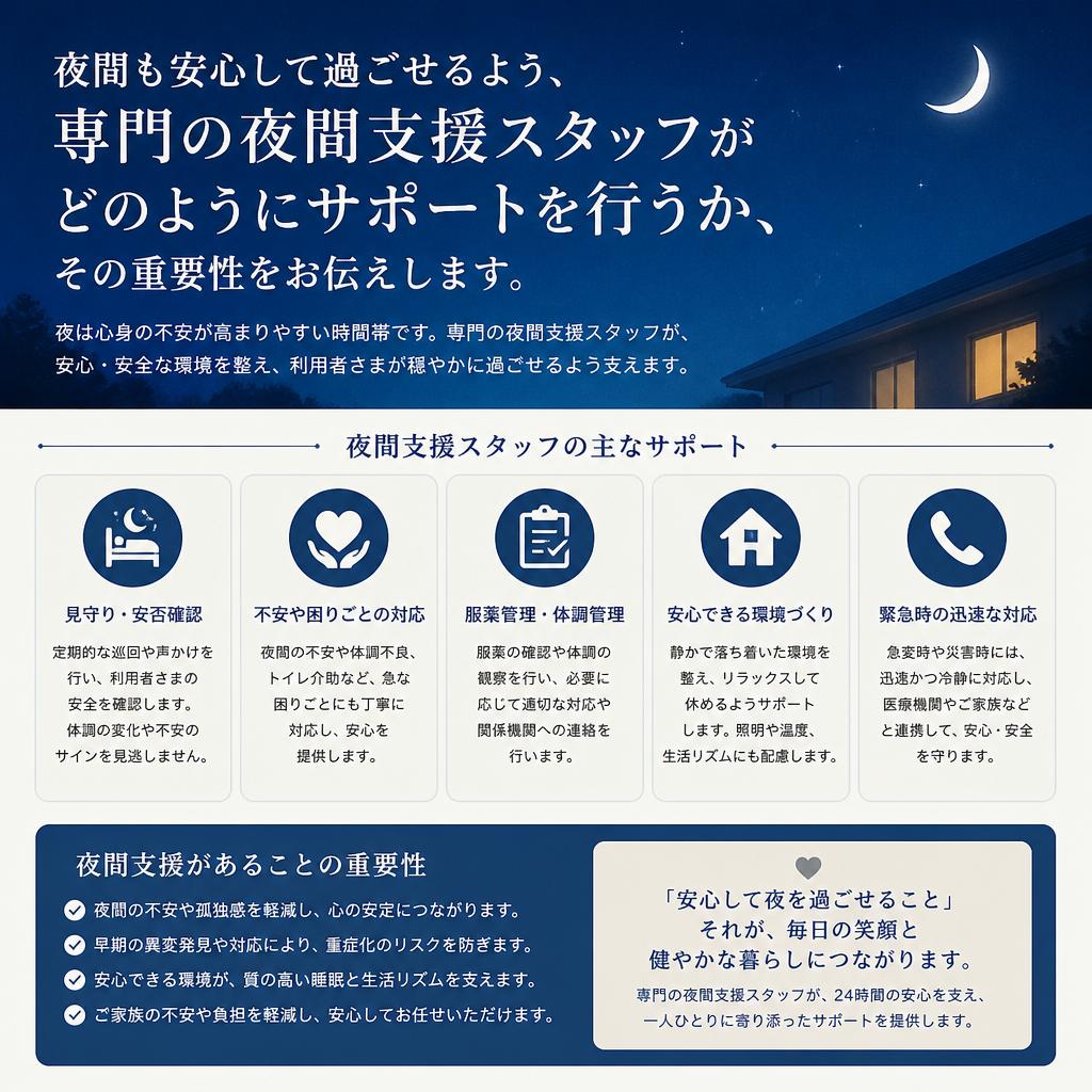 夜間支援スタッフの役割
