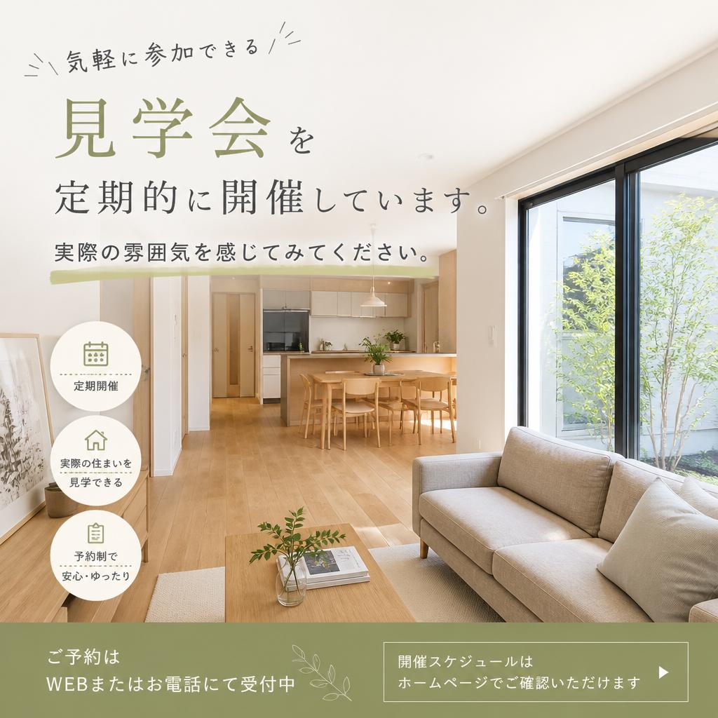 見学会開催のお知らせ