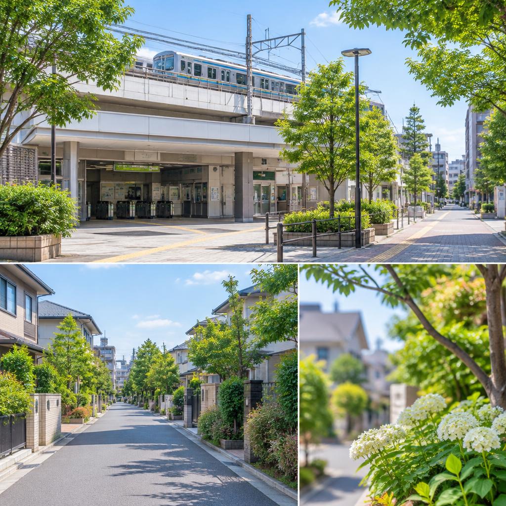 駅から徒歩約7分。地域の中で心豊かに暮らす