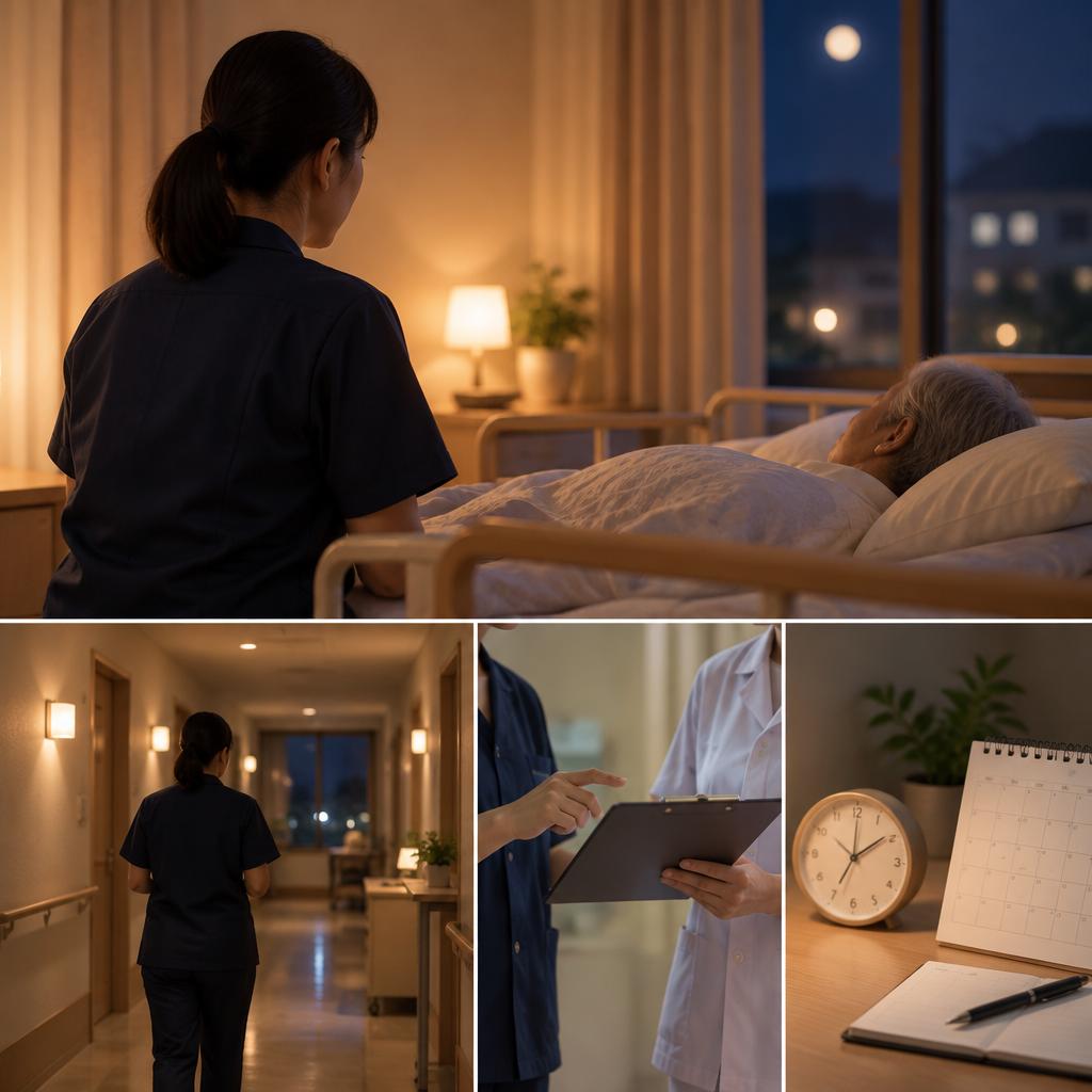 夜間も暮らしを見守る。自分に合った働き方を相談。